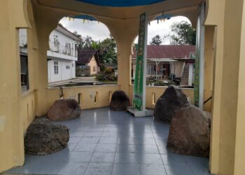 Situs Cagar Budaya Batu Kurai Limo Jorong yang berada di Kecamatan Aur Birugo Tigo Baleh, Kota Bukittinggi. (Genta Andalas/Reza Aulia)