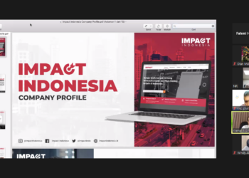 Potret kegiatan LiniMuda melalui Zoom Meeting, Rabu (27/4/2021). (Genta Andalas/Dian Mardhiyyah)