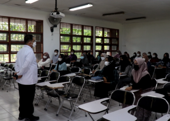 Kondisi Pembelajaran Tatap Muka di Universitas Andalas pada Senin (01/11/2021)  (Genta Andalas/ Riski Wahyudi)