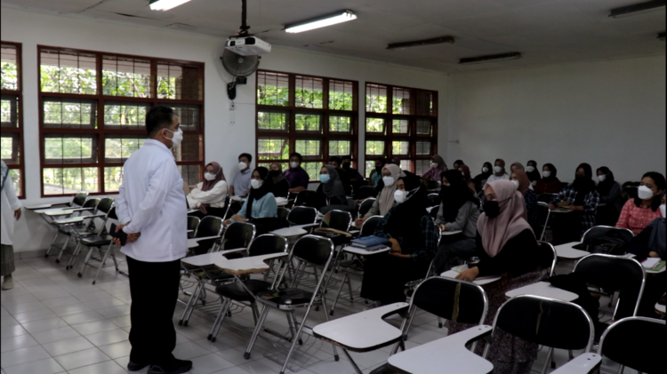 Kondisi Pembelajaran Tatap Muka di Universitas Andalas pada Senin (01/11/2021)  (Genta Andalas/ Riski Wahyudi)