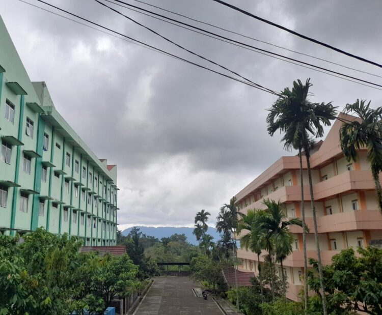 Asrama Universitas Andalas akan segera ditempati mahasiswa penerima KIP angkatan 2021 pada semester mendatang. (Genta Andalas/ Elvi Rahmawani)