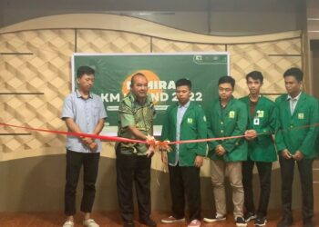 Grand opening Pemira KM Unand 2022, Kamis (25/8/2022). (Genta Andalas/Nurul Anisa Azwir)