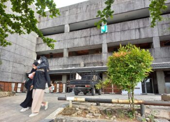 Gedung kuliah bersama J masih dalam proses renovasi dan dijadwalkan mulai digunakan pekan depan. (Genta Andalas/Haura Hamidah)