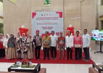 Peresmian Launching Bank Darah di Rumah Sakit UNAND pada Rabu (14/6/2023) (Genta Andalas/Juniverman Yoga)
