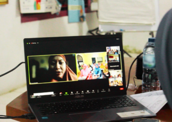 Konsorsium PERMAMPU bersama delapan LSM perempuan anggota PERMAMPU adakan perayaan hari anak sekaligus hari keluarga secara hybrid-Zoom pada Jumat (12/7/2024)