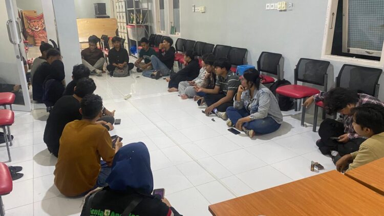 Konsolidasi di Gedung UKMF FISIP UNAND pada Minggu (14 /6/ 2026) (Genta Andalas/Sargita Asmara Dewi)