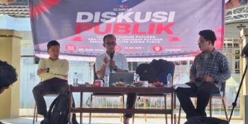 Diskusi Publik bertajuk Implikasi Hukum Putusan Praperadilan terhadap Putusan Peradilan Militer Andrie Yunus yang diselenggarakan oleh PBHI Sumatera Barat di Padang, Senin (22/6/2026) (Genta Andalas/Syifa Alifah)